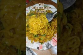 viral chilli coriander Maggie recipe # viral recipe # viral video #food # Maggie #recipe