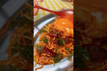 Chili & Garlic Infused Noodles with Spicy Clams