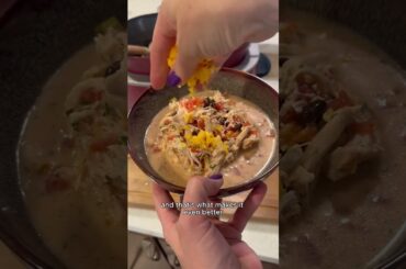 This high protein chicken chili is a meal prep cheat code