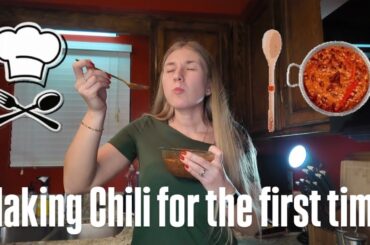 Russian Girl Tries Cooking Chili for the First Time 🔥