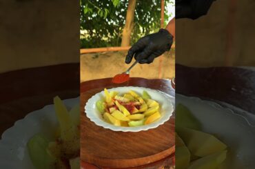 Will you try this dangerous combo? #mangoseason #rawmango #chilirecipes #desirecipe #trending