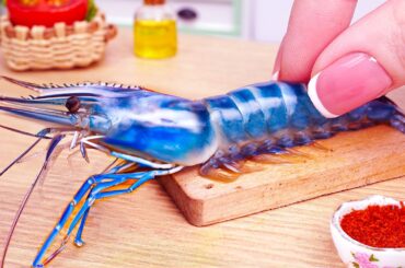 Extremely Tasty Recipes 😍 Crispy Salt & Pepper Shrimp 🦐🌶️ | ASMR Cooking Mini Food