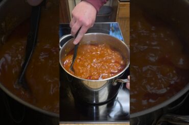 POV: Making hotdog chili for 25 people 🍽 #shorts #cooking #shortsfeed