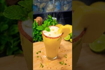 Mango Mojito with a Twist 🔥 | Chilli Mango Drink Recipe #cooking #shorts #mango #mojito