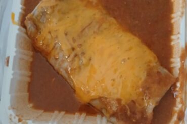 Al & Bea's combination burrito "wet"