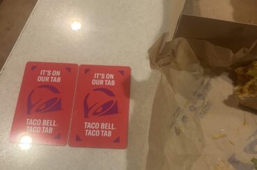 Got this from the manager after I picked up my order