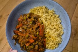 Lamb Phaal Curry (hottest curry in the world)!