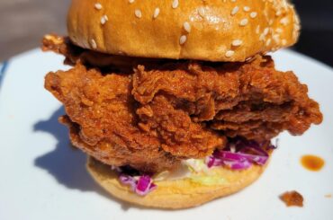 18months of work went into juicy chicken, crispy crust, figuring out daves seasoning and sauce.
