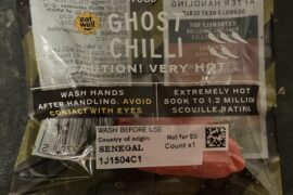 Fresh Ghost Peppers for those in UK