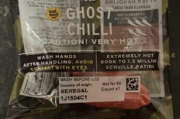 Fresh Ghost Peppers for those in UK