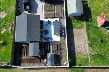 Drone shots of our grow area.