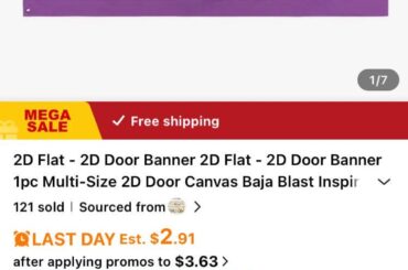 Baja Blast Flag on Temu!