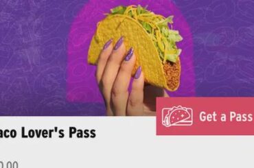 Do you guys think they'll ever bring the taco pass and how much are you willing to pay for it?