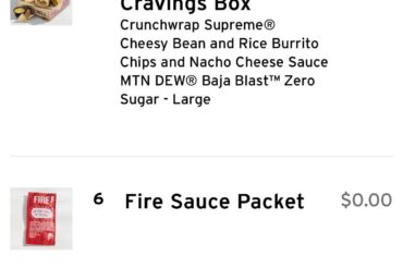 Tonights order