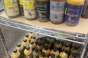 Found a bunch of Boerne hot sauce on clearance