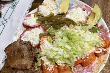 Enchiladas always hit the spot