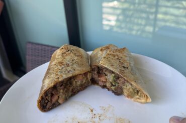Today’s lunch Beef Burrito