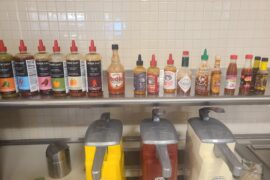 Work cafe hot sauce lineup