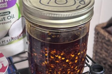 Not really a sauce, but a seedy oil and I love it