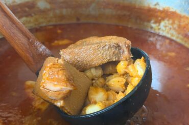 Pozole De Puerco con Lengua de Res