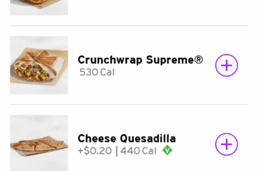 This is the biggest joke ever and indisputable proof that I'm dead and this is hell... +20 cents for a fucking cheese quesadilla