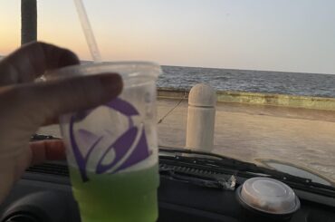 I put Doorlys XO and Wray & Nephew Rum in my Baja Blast Freeze and took it to the lake