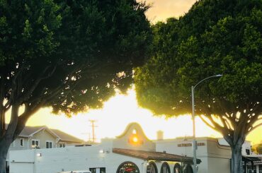 Sunset at Taco Bell