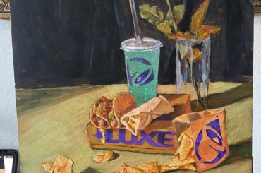 Luxe Box w/Baja Blast Painting