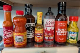 My hot sauce haul from a work trip to Georgia