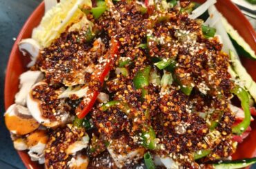 Nothing better than some spicy Mongolian bbq in the parking lot on a cold rainy night.