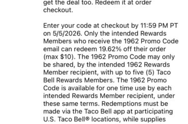 1962 rewards member perks