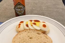 My daily breakfast, first course.