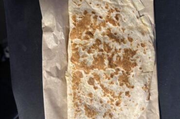What is used to cut the quesadillas?