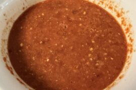 Spicy(!) red salsa