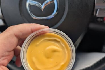 My TB actually filled up my cheese cup.