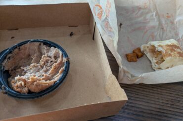 They forgot the beans in my burrito so they hooked me up