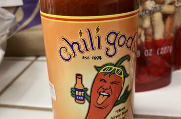 Bought this for 7 bucks! Looks tasty and peppery! Chili God’s Red Pepper Sauce!
