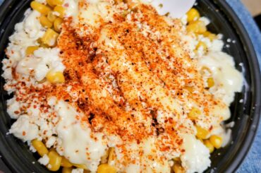 Elote from a food truck. Not too bad!