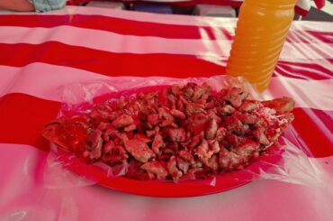 Huarache de bistec