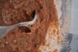 My homemade salsa has a weird texture.