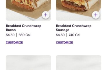 Breakfast has been missing from my Taco Bell for years. Just got brought back. Anyone else?