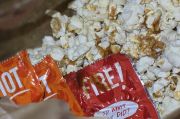 Taco Bell sauce on popcorn is diabolically good if faded.