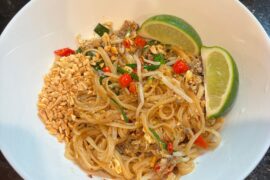 Made pad Thai for the first time today. Used about a dozen Thai chilis and a very liberal amount of Flatiron four pepper blend. This might be my new favorite recipe to make.