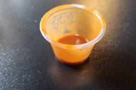 If you ever go to Jane Bond BBQ, bring your own hot sauce.