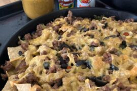 Iron Kale Nachos + Sauce