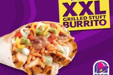 XXL Grilled Stuffed Chicken Burrito..bring it back