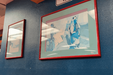 Love the expressionism style influence in these vintage taco bell paintings.