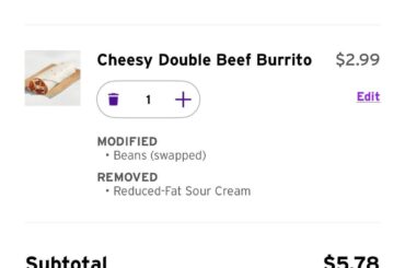 tb employees: what is the best way to order this burrito?