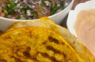 Moroccan wifey is learning how to make Tacos on yt shorts. How'd she do?