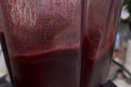 Testing blueberry hot sauce today, test batch 8